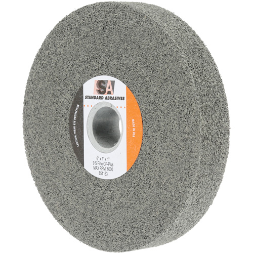 Standard Abrasives General Purpose Plus Wheel, 6" x 1", 1" Arbor, Silicon Carbide Auto-Cam