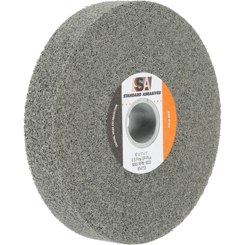 Standard Abrasives General Purpose Plus Wheel, 6" x 1", 1" Arbor, Silicon Carbide Auto-Cam