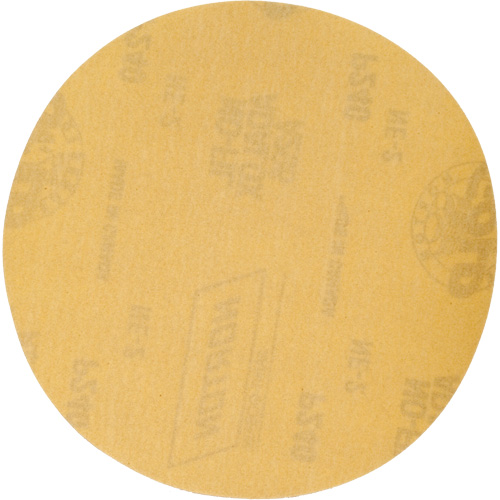 Gold Reserve A296 Paper H&L Vacuum Disc, 6" Dia., 240 Grit, Aluminum Oxide, C-Weight Auto-Cam