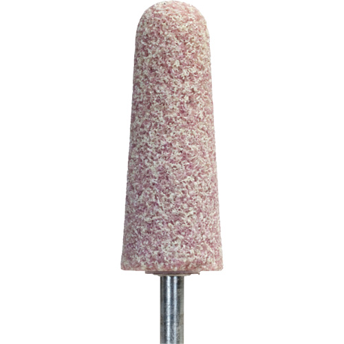 Quantum 5NQM Vitrified Bond Mounted Point, 1" Dia., 36 Grit, Ceramic Alumina Auto-Cam