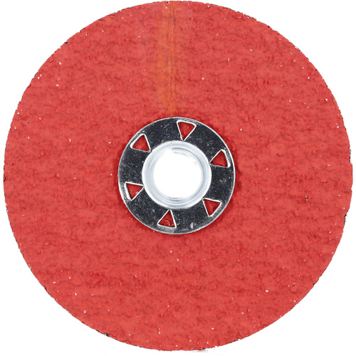 Blaze F980 Speed-Change Fastener Fiber Locking Disc, 4-1/2" Dia., 24 Grit, Ceramic Alumina Auto-Cam