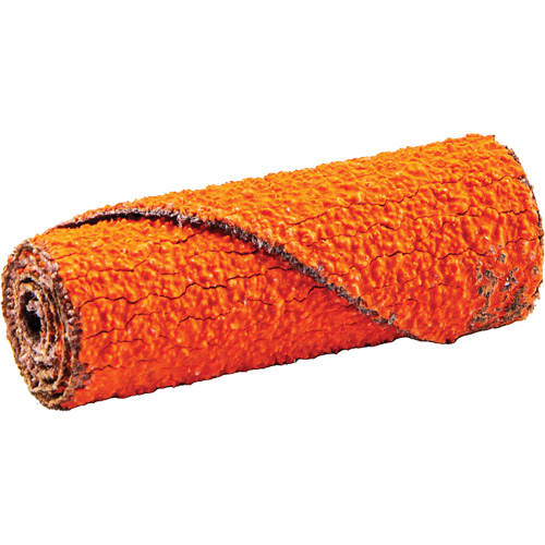 Cartridge Roll, 60 Grit, 1/2" Dia., Ceramic Alumina, 1-1/2" L, 1/8" Arbor Auto-Cam