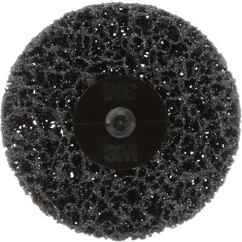 Disque de d&eacute;capage de rev&ecirc;tement Scotch-Brite Roloc 07461 CR- DH, 3" dia., Grain Extra grossier, Carbure de silicium Auto-Cam