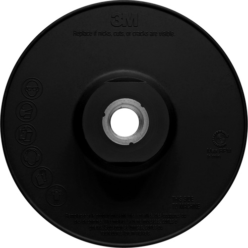 Ribbed Back-Up Pad, 4" Auto-Cam