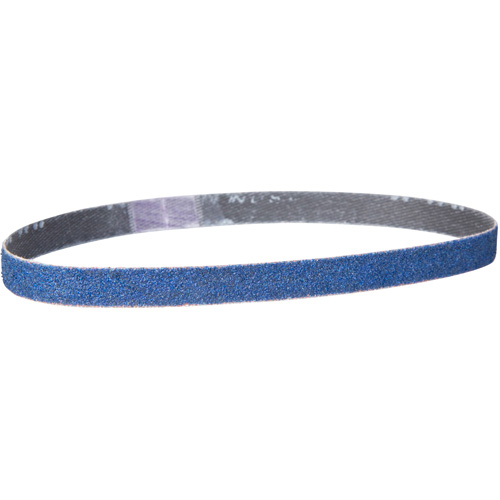 Courroie pour ponceuse BlueFire, 3/8" la x 13" lo, Alumine de zirconium, Grain 80 Auto-Cam