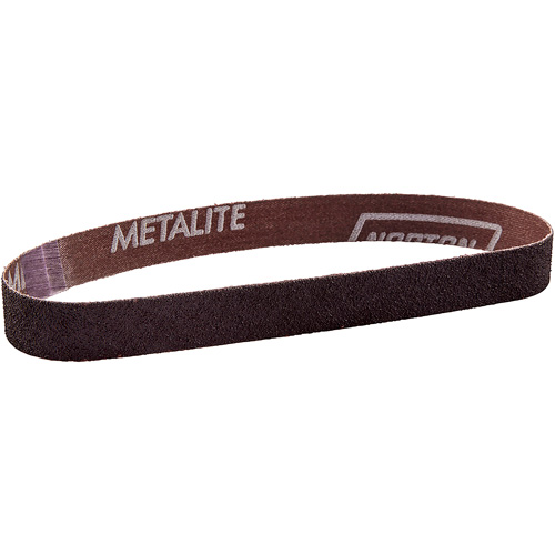 Metalite&reg; Cloth File Sanding Belt, 3/4" W x 20-1/2" L, Aluminum Oxide, 60 Grit Auto-Cam
