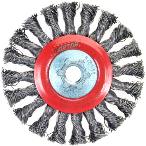 Bosses &agrave; fils nou&eacute;s standards, Dia. 4-1/2", Fils 0,02", Arbre 5/8"-11, Acier Auto-Cam