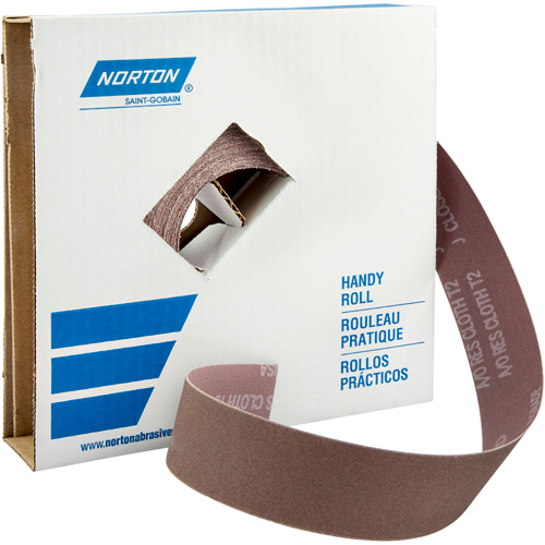 Metalite&reg; K225 Shop Rolls, Aluminum Oxide, 1-1/2" W x 150' L, P50-X Grit Auto-Cam
