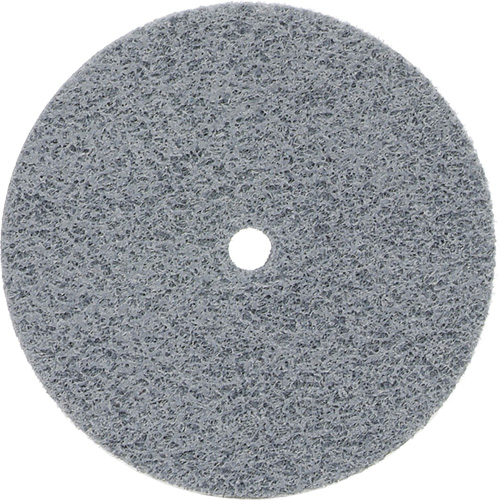 Disque unifi&eacute; non tiss&eacute; Bear-Tex, 3" x 1/4", Arbre de 3/8", Grain de Fin, Carbure de silicium Auto-Cam