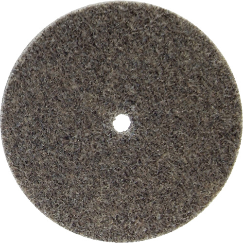 Bear-Tex&reg; Non-Woven Unified Wheel, 3" x 1/4", 3/8" Arbor, Medium Grit, Aluminum Oxide Auto-Cam