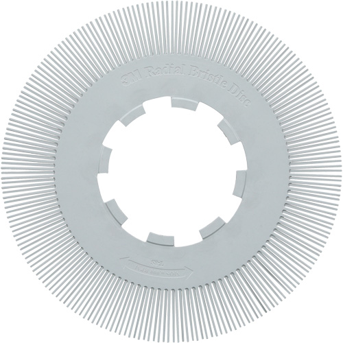Scotch-Brite Type S Precision Radial Bristle Brush PN-RB without Adapter, Ceramic, 120+ Grit, 8" Dia. Auto-Cam