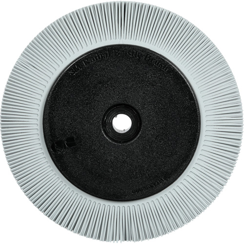 Scotch-Brite Type S Precision Radial Bristle Brush PN-RB with Flange, Ceramic, 120+ Grit, 8" Dia. Auto-Cam