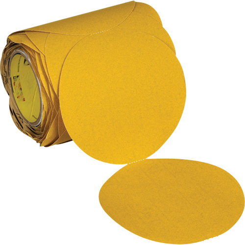 Stikit Gold Abrasive Disc Roll 09312, 6" Dia., 120 Grit, Aluminum Oxide Auto-Cam