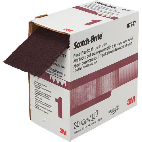 Scotch-Brite Primer Prep Scuff, VFN, 4-3/4" x 180", Aluminum Oxide Auto-Cam
