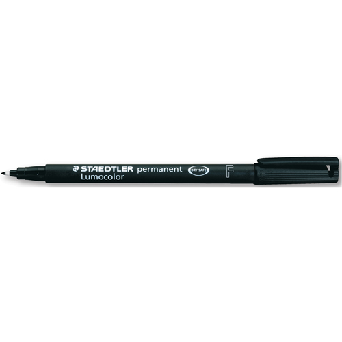 Lumocolor&reg; Permanent Markers, Fine, Black Auto-Cam