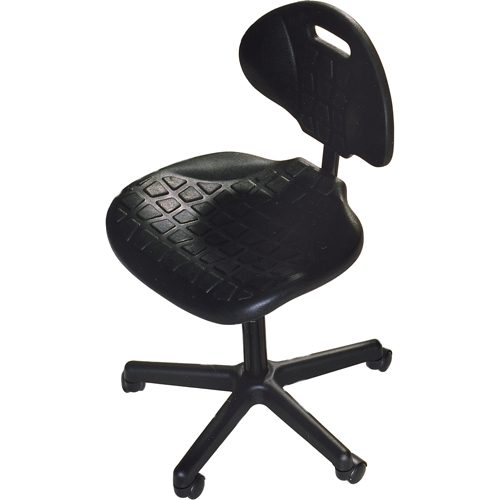 Si&egrave;ges ergonomiques robustes, Polyur&eacute;thane, Noir, Capacit&eacute; 250 lb Auto-Cam