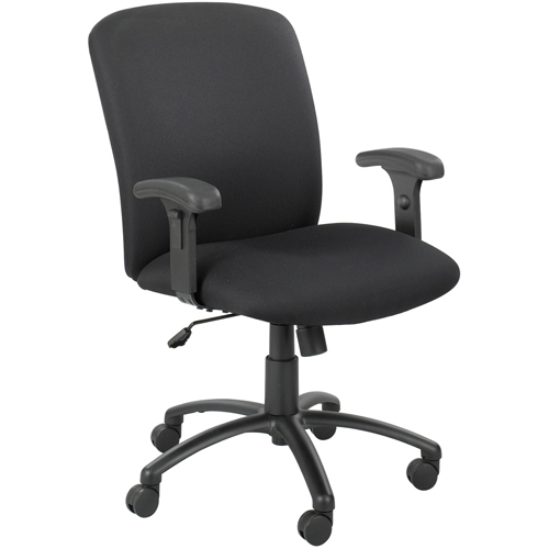 Uber Big & Tall Chairs, Nylon, Black, 500 lbs. Capacity Auto-Cam