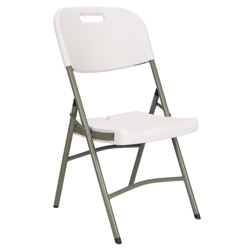 Chaises pliantes, Poly&eacute;thyl&egrave;ne, Blanc, Capacit&eacute; 350 lb Auto-Cam