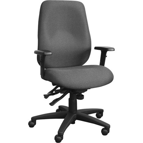 Chaises ergonomiques Cierra , Tissu, Gris, Capacit&eacute; 250 lb Auto-Cam