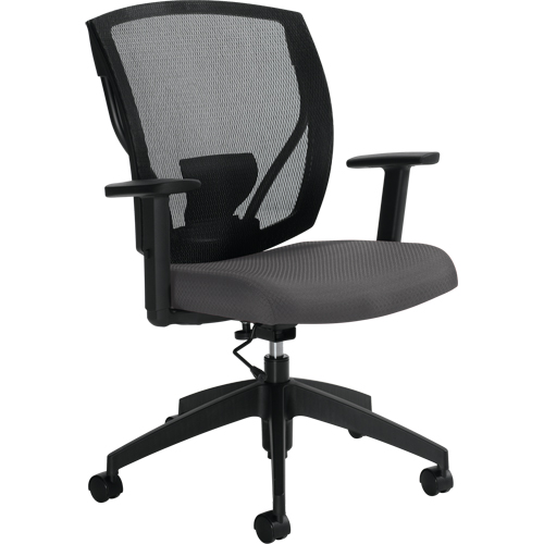 Chaises de travail, Vinyle, Charbon, Capacit&eacute; 300 lb Auto-Cam