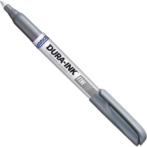Marqueur permanent Dura-Ink no 15, Argent, Pointe Fin Auto-Cam