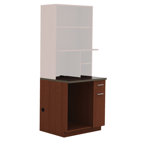 Armoire modulaire, M&eacute;lamine, 39" h x 36" la x 25" P, Acajou Auto-Cam