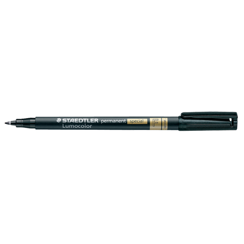 Lumocolor&reg; Permanent Marker, Black, Fine Tip Auto-Cam