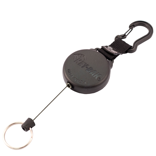 Securit Key Chains, Polycarbonate, 48" Cable, Carabiner Attachment Auto-Cam