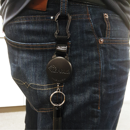 Securit Key Chains, Polycarbonate, 48" Cable, Carabiner Attachment Auto-Cam