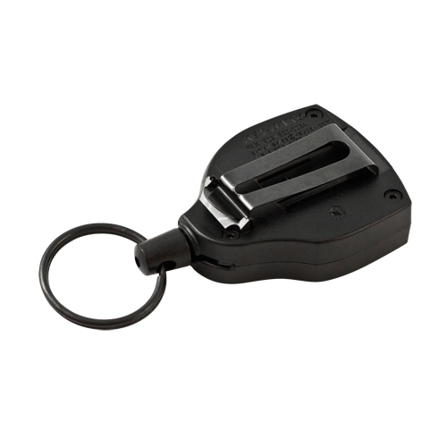 Super48 Heavy-Duty Retractable Key Holder, Polycarbonate, 48" Cable, Belt Clip Attachment Auto-Cam