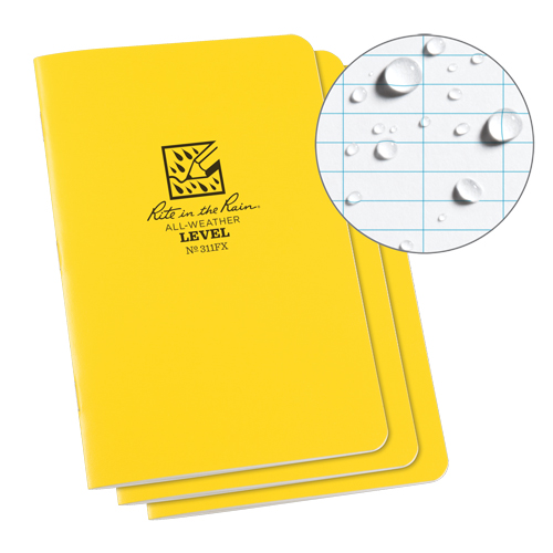Notebook, Soft Cover, Yellow, 48 Pages, 4-5/8" W x 7" L Auto-Cam