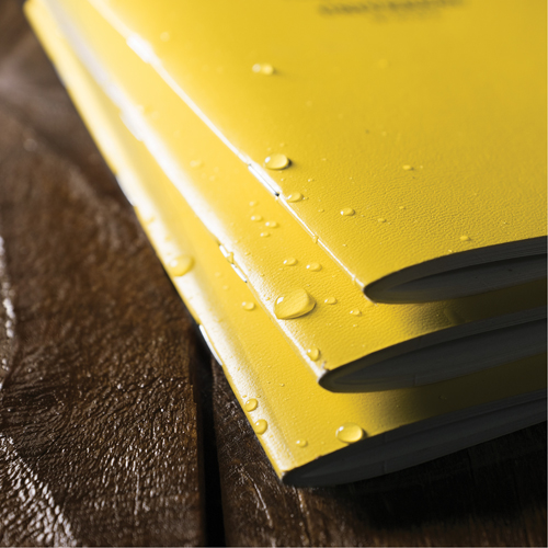Notebook, Soft Cover, Yellow, 48 Pages, 4-5/8" W x 7" L Auto-Cam