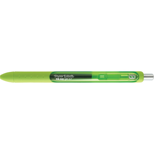 Stylo &agrave; encre gel InkJoy, Vert, 0,7 mm, R&eacute;tractable Auto-Cam