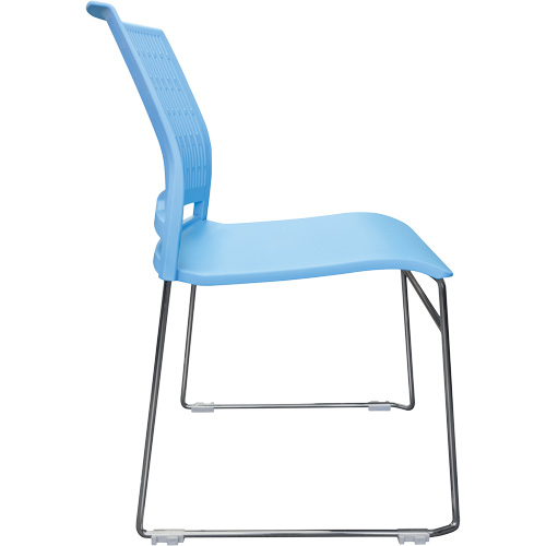 Chaises empilables s&eacute;rie Activ, Polypropyl&egrave;ne, Hauteur 32-3/8", Capacit&eacute; 275 lb, Bleu Auto-Cam