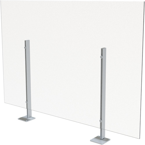 Surface Mount Sneeze Guard, 48" W x 36" H Auto-Cam