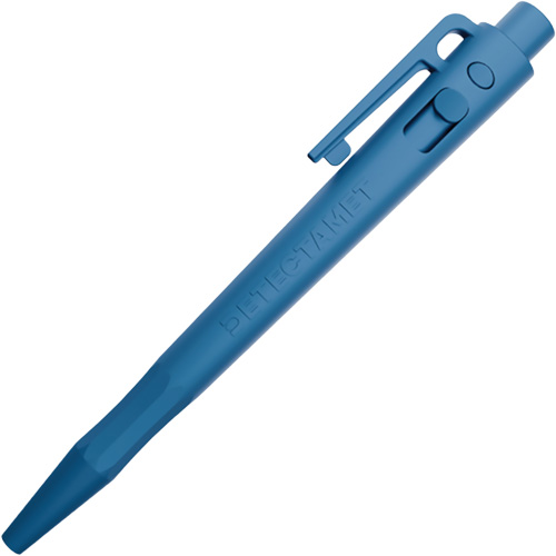 Metal Detectable & X-Ray Visible HD Pen, Blue, Retractable Auto-Cam