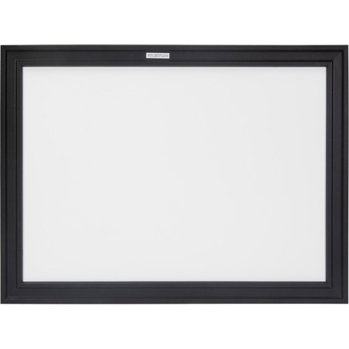 Black MDF Frame Whiteboard, Dry-Erase/Magnetic, 24" W x 18" H Auto-Cam