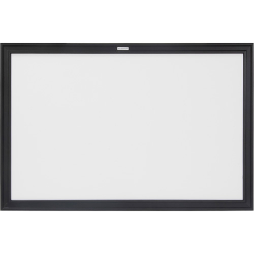 Black MDF Frame Whiteboard, Dry-Erase/Magnetic, 36" W x 24" H Auto-Cam