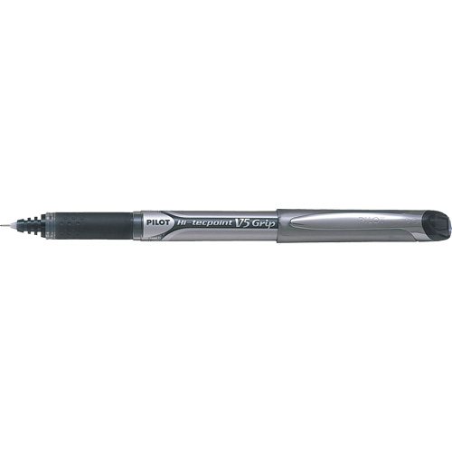 Hi-Tecpoint Grip Pen, Black, 0.5 mm Auto-Cam