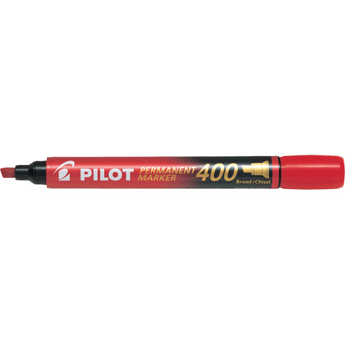 400 Permanent Marker, Red, Chisel Tip Auto-Cam