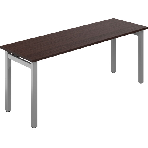 Table bureau Newland, 29-7/10" lo x 72" la x 29-3/5" h, Brun fonc&eacute; Auto-Cam