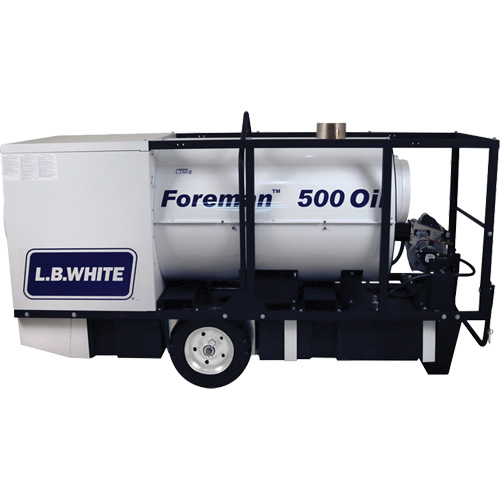 Foreman&reg; 500 Indirect-fired Portable Heater, Oil Filled, Kerosene, 500000 BTU/H Auto-Cam