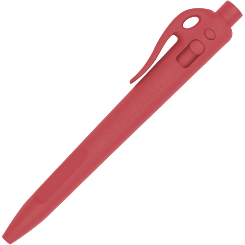 Detectable Elephant Ballpoint Pen with Clip, Red, 1 mm, Retractable Auto-Cam