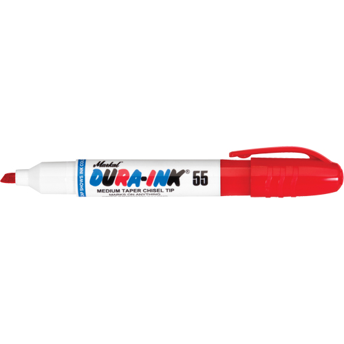 Marqueur Dura-Ink no 55, Rouge, Pointe Ciseau Auto-Cam