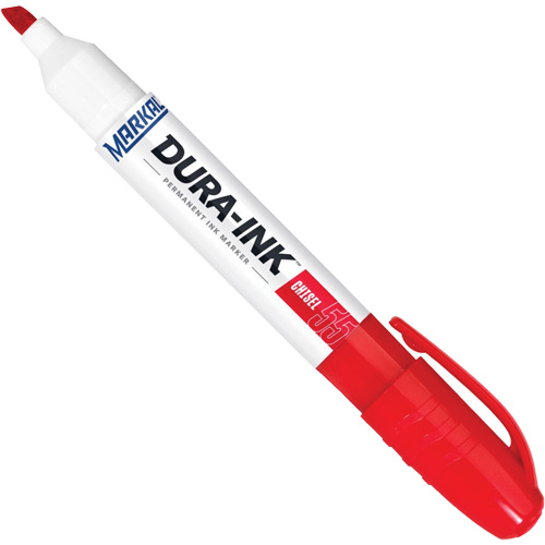 Marqueur Dura-Ink no 55, Rouge, Pointe Ciseau Auto-Cam