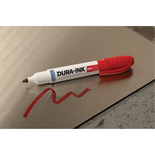 Marqueur Dura-Ink no 55, Rouge, Pointe Ciseau Auto-Cam