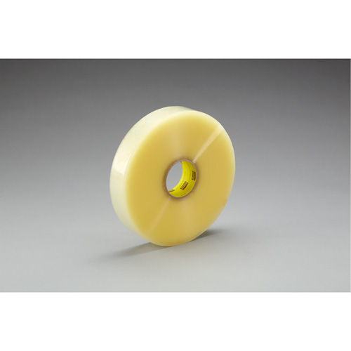 Scotch&reg; Box Sealing Tape 373, Hot Melt Adhesive, 2.5 mils, 72 mm (3") x 1828 m (5997') Auto-Cam