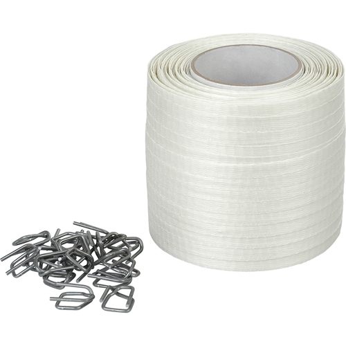 Feuillard en cordon tiss&eacute;, Polyester, 1/2" la x 750' lo Auto-Cam