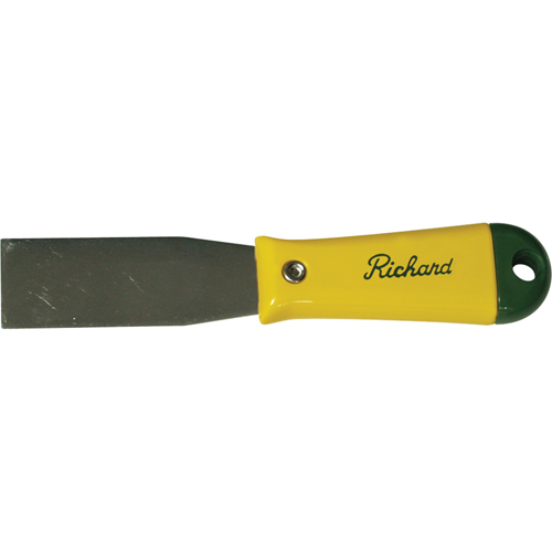 Putty Knife with Plastic Handle, 1-3/16", Carbon Steel Blade Auto-Cam