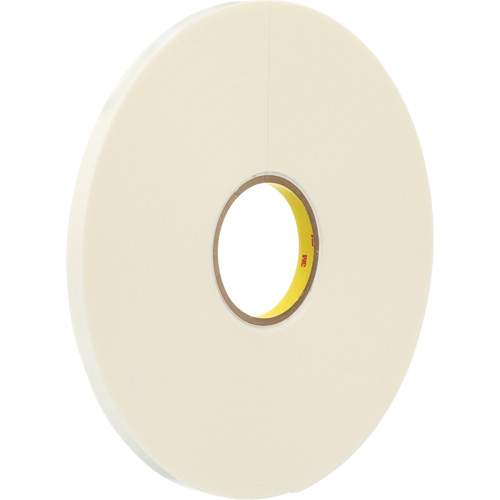 Double Coated Polyethylene Foam Tape 4466, 12.7 mm (1/2") W, 62 mils, Polyethylene Auto-Cam